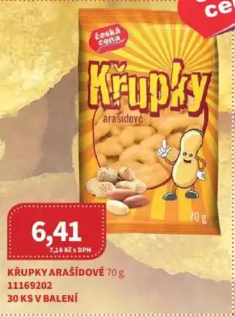 Kubík potraviny Křupky arašídové nabídka