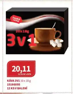 Kubík potraviny Káva 3v1 nabídka