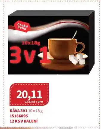 Kubík potraviny Káva 3v1 nabídka