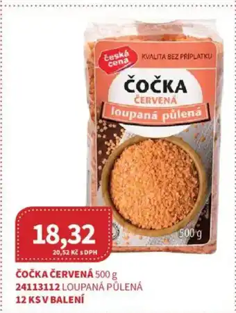 Kubík potraviny Čočka červená nabídka
