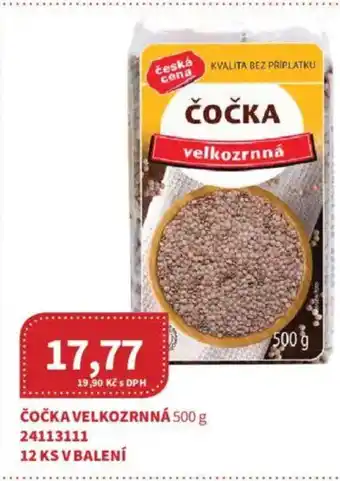 Kubík potraviny Čočka velkozrnná nabídka