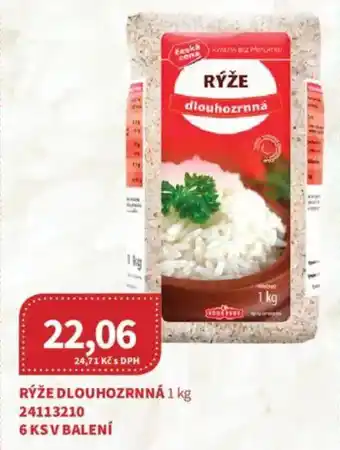 Kubík potraviny Rýže dlouhozrnná nabídka