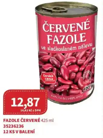 Kubík potraviny Fazole červené nabídka