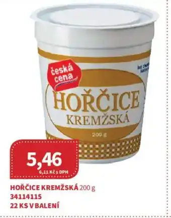 Kubík potraviny Hořčice kremžská nabídka