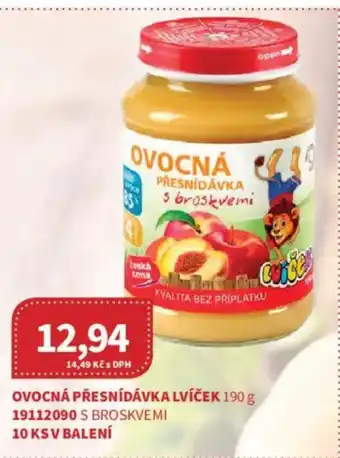 Kubík potraviny Ovocná přesnídávka lvíček nabídka
