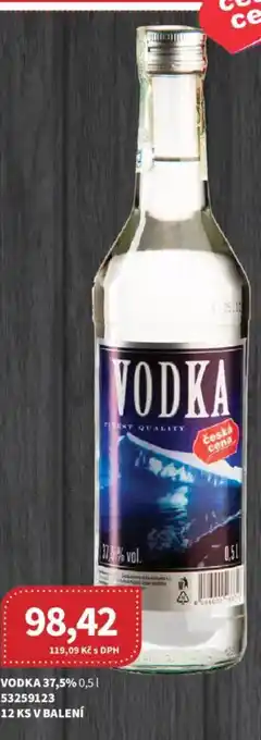 Kubík potraviny Vodka 37.5% nabídka