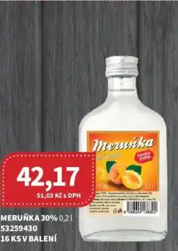Kubík potraviny Meruňka 30% nabídka