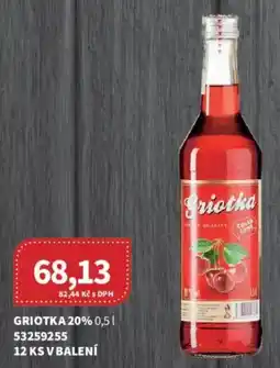 Kubík potraviny Griotka 20% nabídka