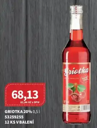 Kubík potraviny Griotka 20% nabídka