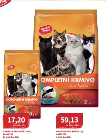 Kubík potraviny Granule pro kočky nabídka