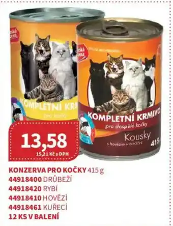 Kubík potraviny Konzerva pro kočky nabídka