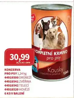 Kubík potraviny Konzerva pro psy 1 nabídka