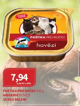 Kubík potraviny Paštika pro kočky nabídka