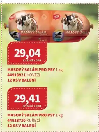 Kubík potraviny Masový salám pro psy nabídka