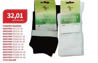 Kubík potraviny Ponožky bambus nabídka