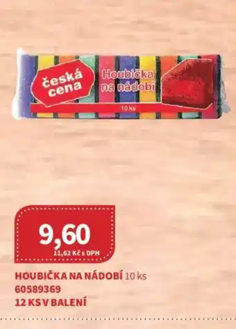 Kubík potraviny Houbička na nádobí nabídka