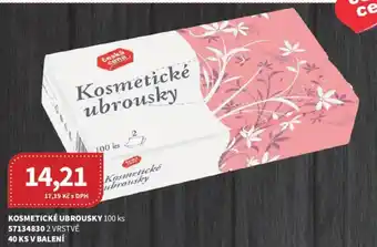 Kubík potraviny Kosmetické ubrousky nabídka