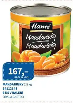 Kubík potraviny Mandarinky nabídka
