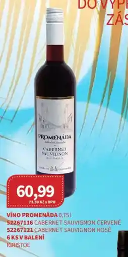 Kubík potraviny Víno Promenada nabídka