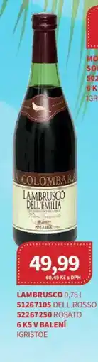 Kubík potraviny Lambrusco nabídka