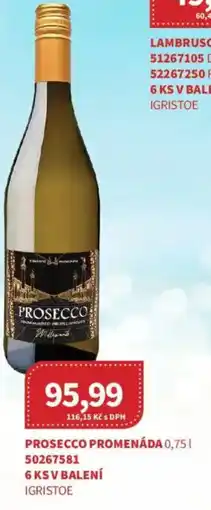 Kubík potraviny Prosecco promenada nabídka