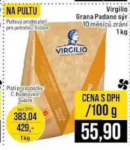 Jip Virgilio Grana Padano sýr 10 měsíců zrání VIRGILIO nabídka