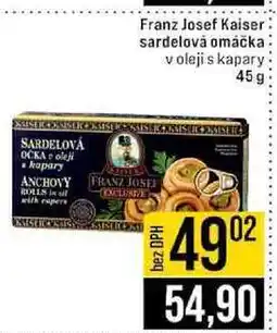 Jip Franz Josef Kaiser sardelová omáčka voleji s kapary nabídka