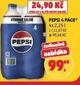 Penny Market Pepsi 4 pack* nabídka