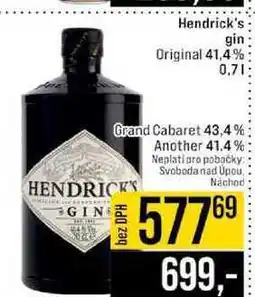 Jip Hendrick's gin Original 41,4% nabídka
