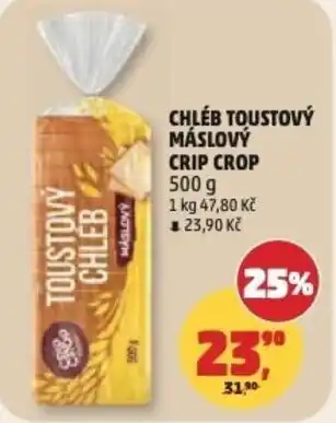 Penny Market Chléb toustový máslový crip crop nabídka