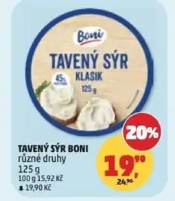 Penny Market Tavený sýr BONI nabídka