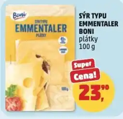Penny Market Sýr typu emmentaler BONI plátky nabídka