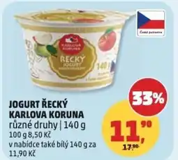 Penny Market Jogurt řecký karlova koruna nabídka