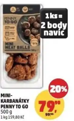 Penny Market Mini- karbanátky PENNY TO GO nabídka