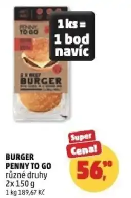 Penny Market Burger PENNY TO GO nabídka