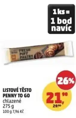 Penny Market Listové těsto PENNY TO GO chlazené nabídka
