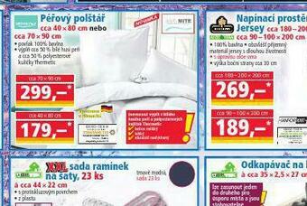 Norma Péřový polštář 40 x 80 cm nabídka