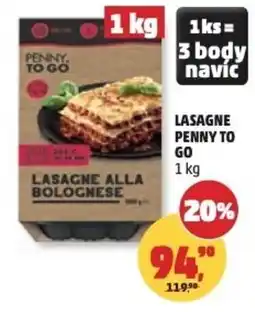 Penny Market Lasagne PENNY TO GO nabídka