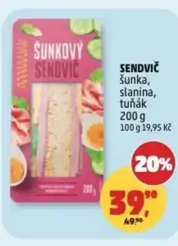 Penny Market SENDVIČ šunka, slanina, tuňák nabídka