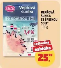 Penny Market Vepřová šunka se špetkou soli nabídka