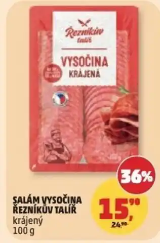 Penny Market Şalám vysočina řezníkův talíř krájený nabídka