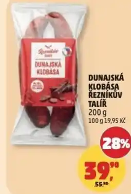 Penny Market Dunajská klobása řezníkův talíř nabídka