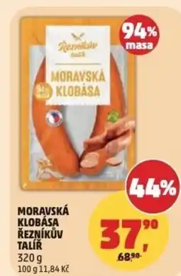 Penny Market Moravská klobása řezníkův talíř nabídka