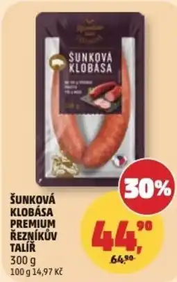 Penny Market Šunková klobása premium řezníkův talíř nabídka