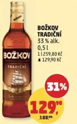 Penny Market Božkov tradiční 33% alk. nabídka