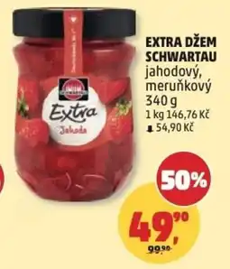 Penny Market Extra džem schwartau jahodový, meruňkový nabídka