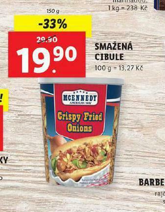 Lidl Smažená cibule nabídka