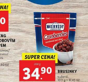 Lidl Brusinky nabídka