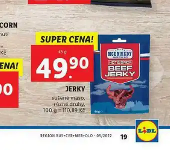 Jerky sušené maso