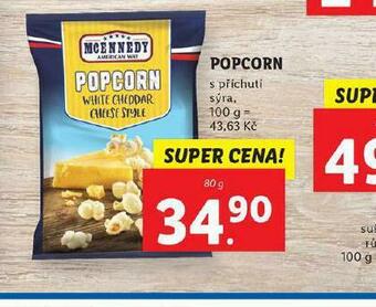Lidl Popcorn nabídka